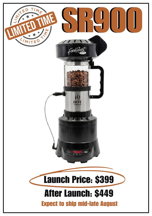 Fresh Roast SR900 Coffee Roaster with Roast-Tech App