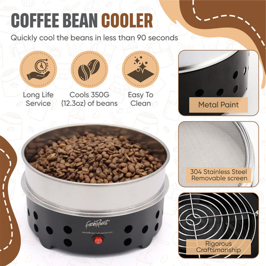 Coffee Bean Cooler for Home Roasting