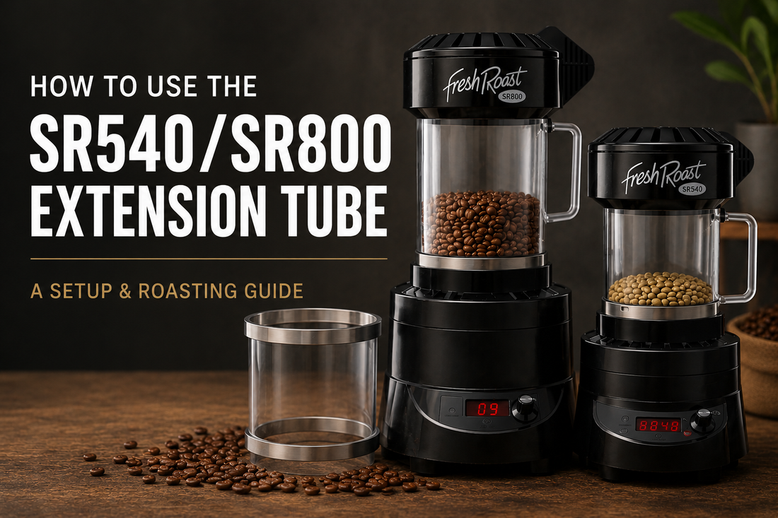 how to install fresh roast ext tube