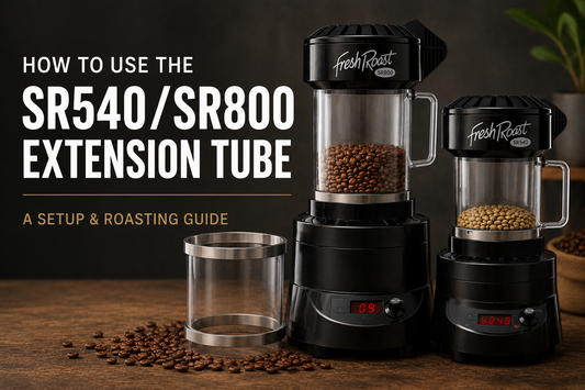 how to install fresh roast ext tube