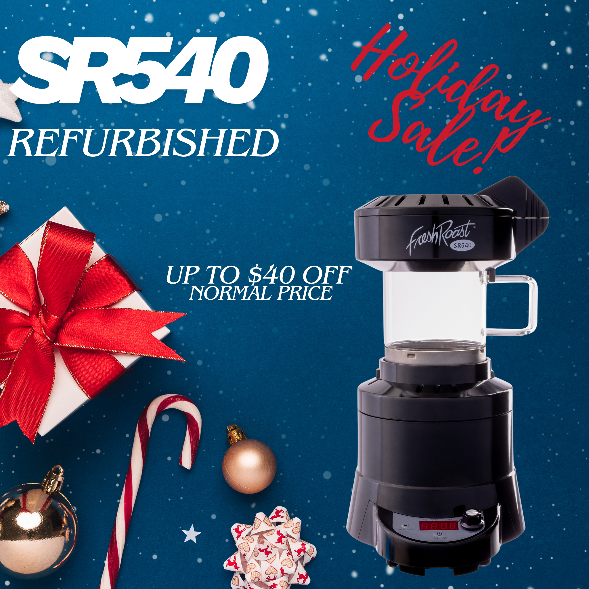 Refurbished Fresh Roast SR540 Coffee Roaster – Certified Home