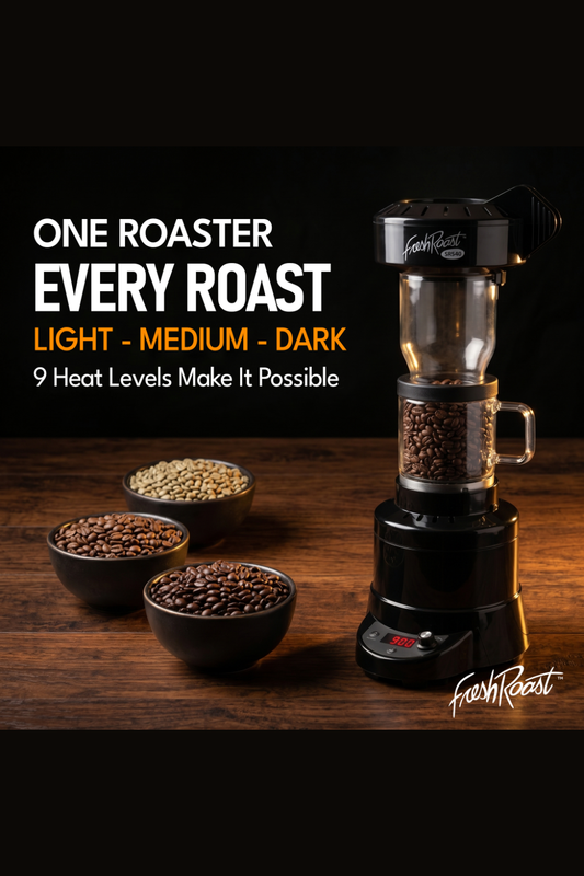 Fresh Roast SR540 Bundle with EXT Tube, Bean Pack, and Pour Over Scale