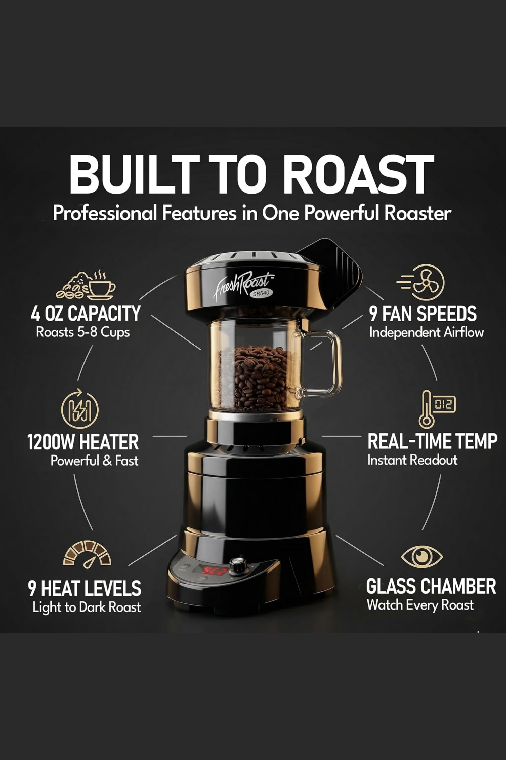 Fresh Roast SR540 Coffee Roaster | Home Roasting Supplies