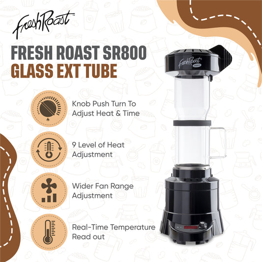 Fresh Roast SR800 Starter Bundle with Burr Grinder