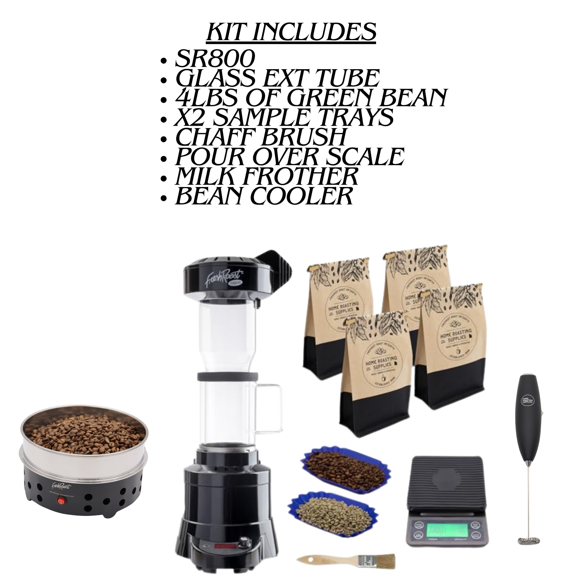 SR800 Coffee Roaster with Green Beans | Home Roasting Supplies