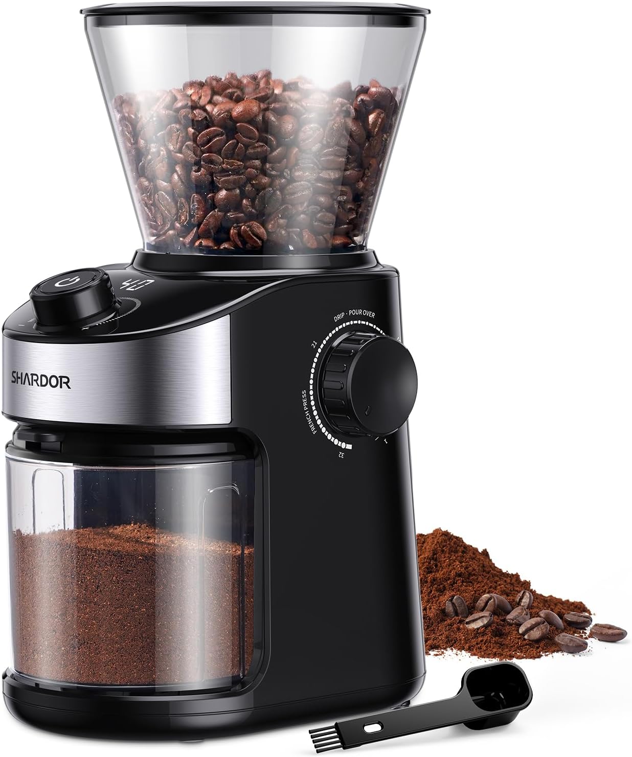 SHARDOR Burr Grinder – 32 Settings, 2026 Updated Design | Home